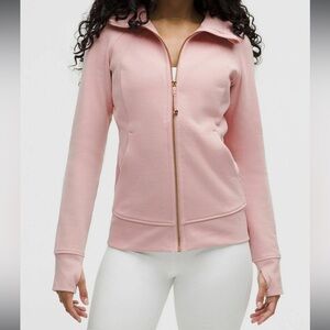 NWT- Lululemon Athletica Pink Haze full zip hoodie